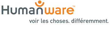 Logo HumanWare voir les choses. différemment.